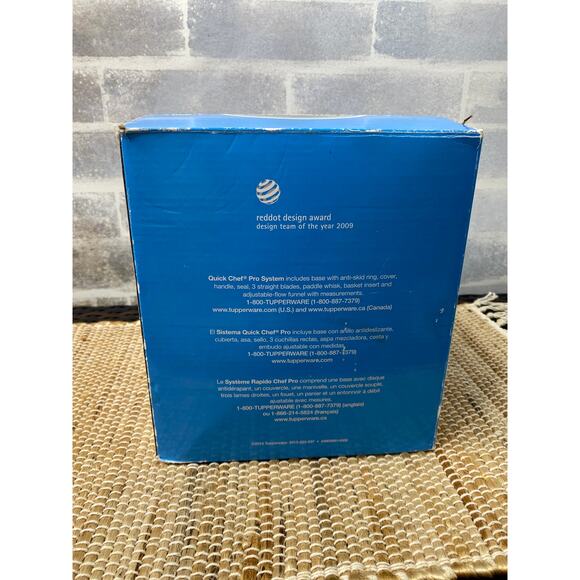 Tupperware Quick Chef Pro System Manual Food Processor, Chop, Mix, Whisk, Seal - Picture 12 of 13